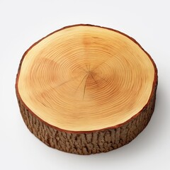 Natural Wood Slice Tree Cross Section Wooden Round Rustic Texture Organic Background