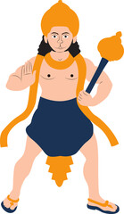 Indian god in the image of a monkey