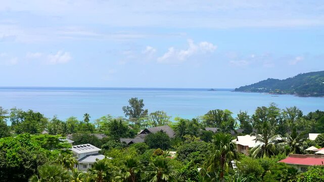 Top view Beautiful sea summer landscape Waves sea water surface High quality video Bird's eye view,Sea ocean background