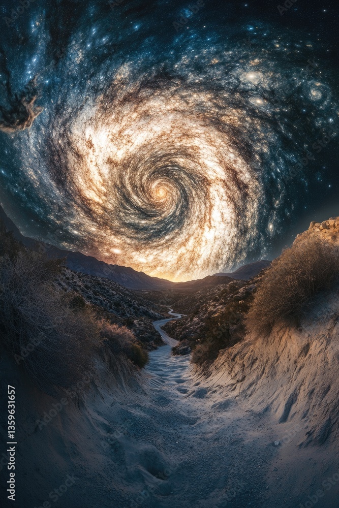 Poster view the universe from the unique angle offered by a camera's viewpoint.