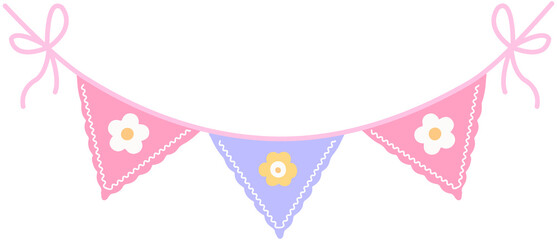 Hanging Easter Bunting Banner
