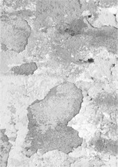 Large vector halftone concrete wall texture with a transparent background