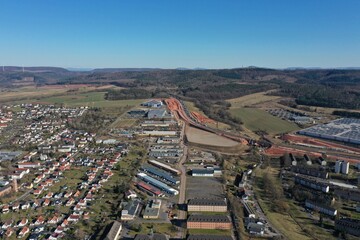Bad Hersfeld aus der Luft | Die Stadt Bad Hersfeld in Hessen aus der Vogelperspektive