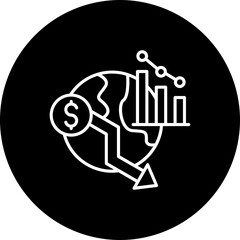 Economic crisis Icon