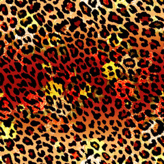leopard  skin background for design