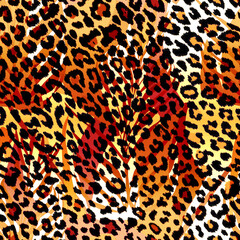 leopard  skin background for design