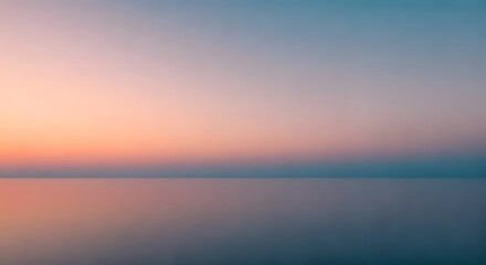 Fototapeta premium A calm, foggy background transitioning from dusky rose to soft steel blue, AI Generated
