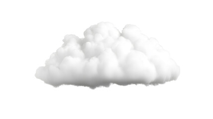 White Cloud isolated on white background