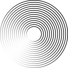 Circle lines gradient. Creative design