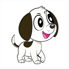 Cartoon cute dog design