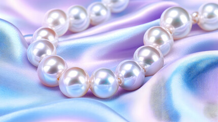Pearls on Delicate Fabric
