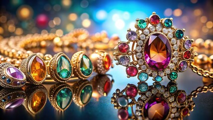 Luxurious Jewelry Backgrounds for Ads