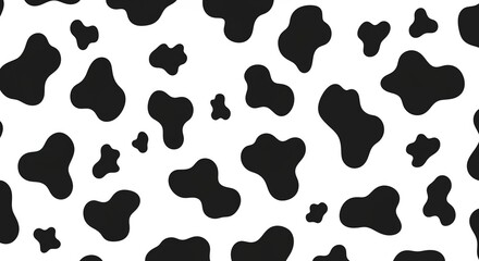 Cow Pattern Background Design