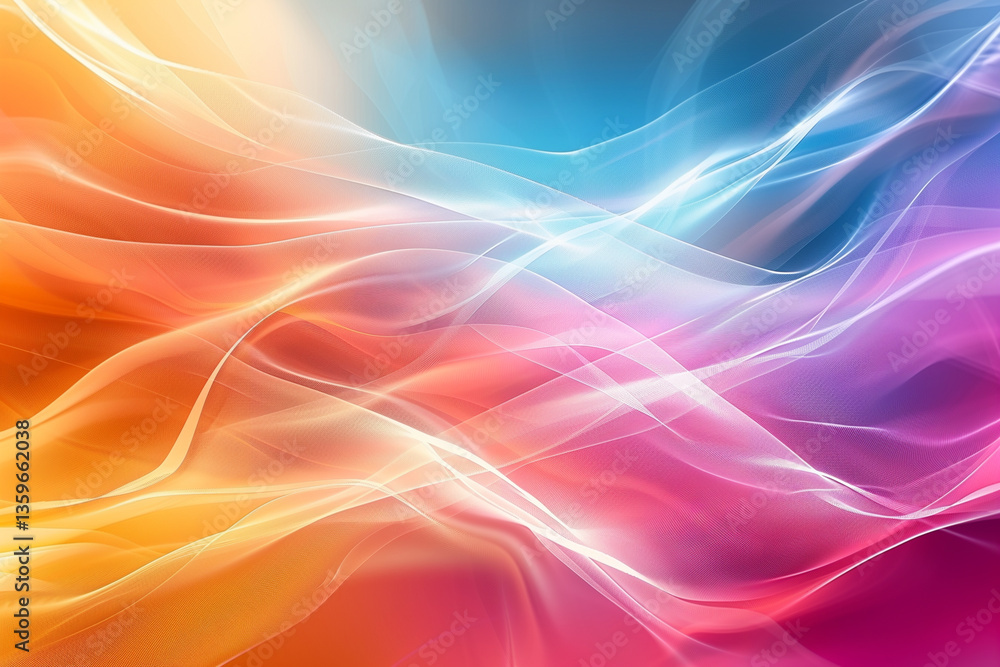 Poster an elegant and modern wallpaper with a gradient mesh design, blending smooth transitions of colors t