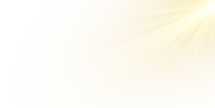 PNG sun lens with yellow sunlight glow and beam explosion, creating a glowing light and transparent star. Glare png a futuristic ray with bokeh and flare, luxury shine, shiny spark, and vector sparkl 