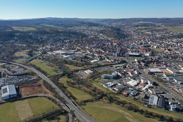 Bad Hersfeld aus der Luft | Die Stadt Bad Hersfeld in Hessen aus der Vogelperspektive