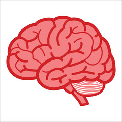 Human Brain Clipart – Simple and Modern Vector Design