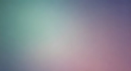 Obraz premium A soft, cinematic haze with a smooth transition from muted teal to delicate lavender, AI Generated