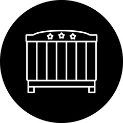 Baby crib Icon