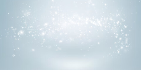 Shimmering Dust. Bokeh Lights.Christmas glowing light confetti and spark overlay.