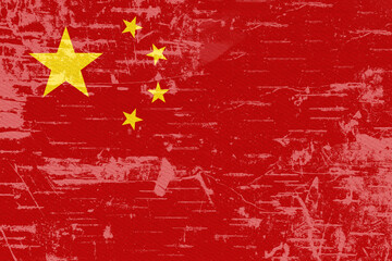 Chinese flag background