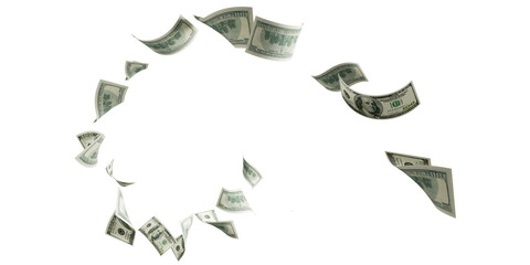 dollar sign on a white background