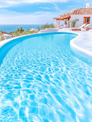 Poolside Villa with Ocean View