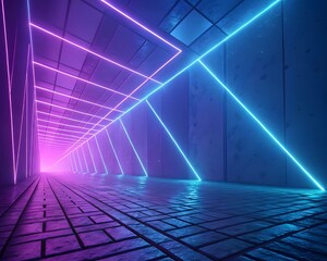 neon lights background concept abstract