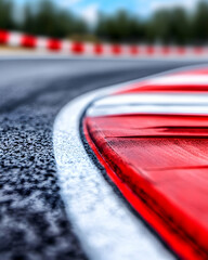Race Track Corner Close-up