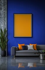Interior desgin of modern living room interior 