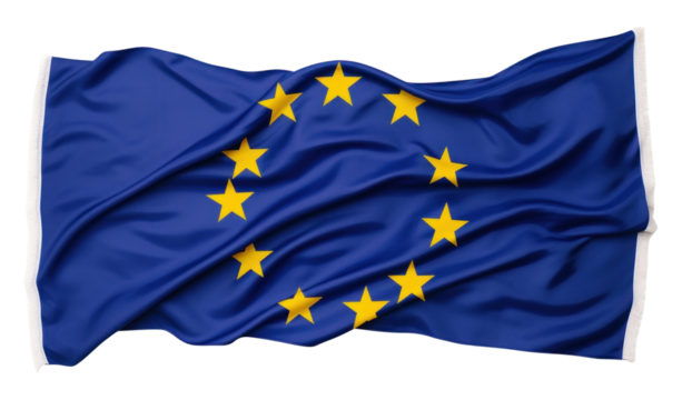 PNG Kosovo flag background waving.