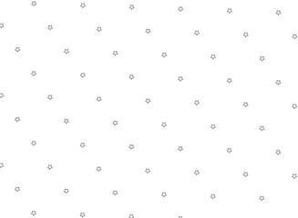 The seamless background of the pattern illustrate the outline of a star.