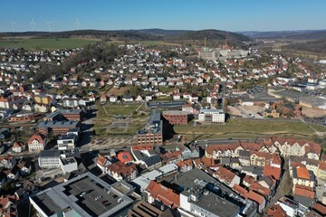 Bad Hersfeld aus der Luft | Die Stadt Bad Hersfeld in Hessen aus der Vogelperspektive