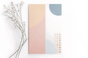 Simple and Professional Flyer with Bold Headers and Soft Pastel Colors