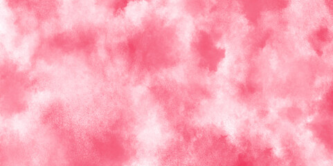 Vibrant Pink watercolor splash background. Watercolor painting soft texture on wet white paper. hand drawn texture. Colorful painting vector background.