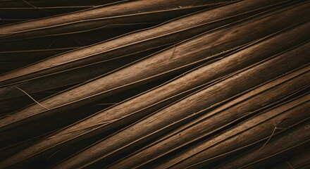 Abstract Brown Leather Strips Texture