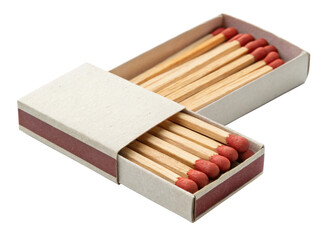 Matches isolated on a transparent background.