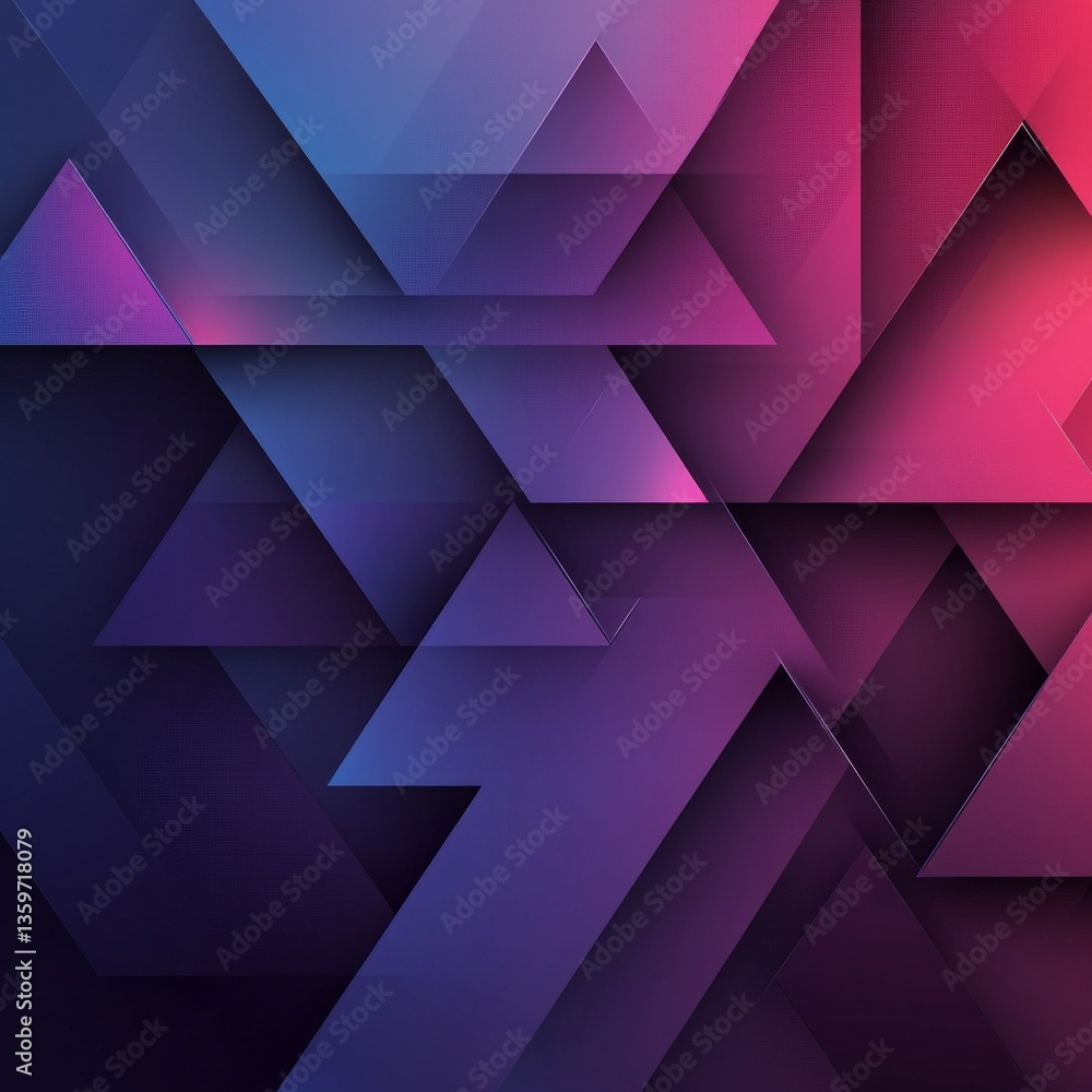 Leinwandbilder abstract geometric background with colorful triangles and modern design elements