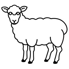 Sheep Animal Graphic Design File for Creative Projects