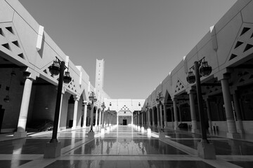 Imam Turki bin Abdullah Mosque near Dira Square in downtown Riyadh in Kingdom of Saudi Arabia