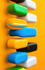 Obraz premium workflow line icon isolated background 