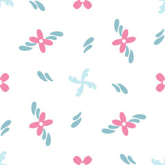 Fototapeta premium seamless pattern with butterflies