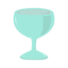 wine glass isolated on white