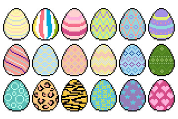 Pixel Art Easter Eggs Collection 3