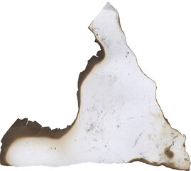 Old textured Burned Paper Pieces