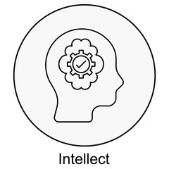 Intellect Icon, Harnessing the Power of Intellect, Elevate Your Thinking The Path to Greater Intellect