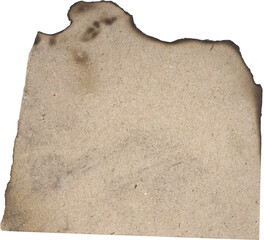 Old textured Burned Paper Pieces