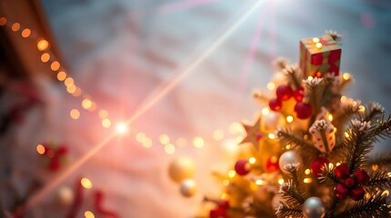 Fototapeta premium Christmas colorful background 