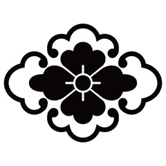 家紋です。唐鐶木瓜に花菱といいます。 © じゅん