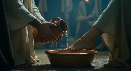 Jesus Washing a Disciple’s Feet